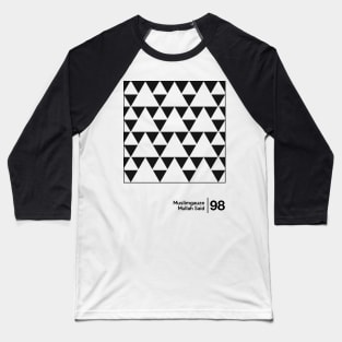 Muslimgauze / Minimalist Graphic Design Fan Artwork Baseball T-Shirt